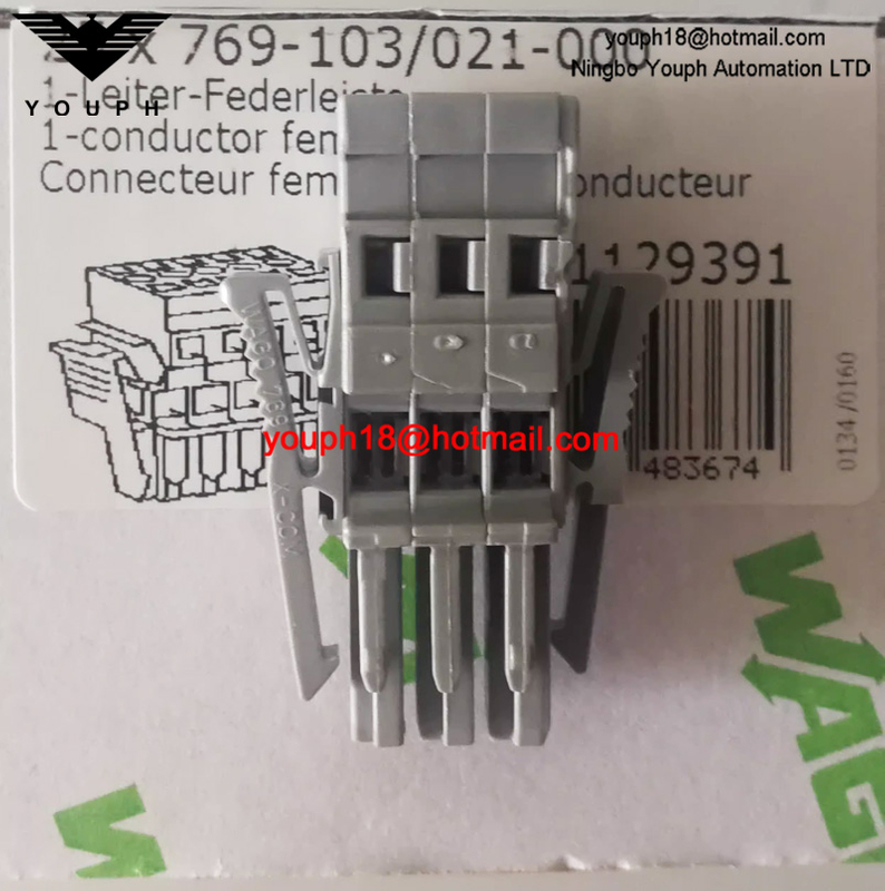 Allemagne Wago 769-103 / 021-000 1 Connecteur de trous à 3 pôles de ligne