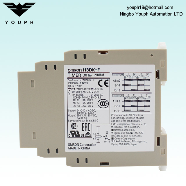Timer à l'état solide Omron H3DK-F