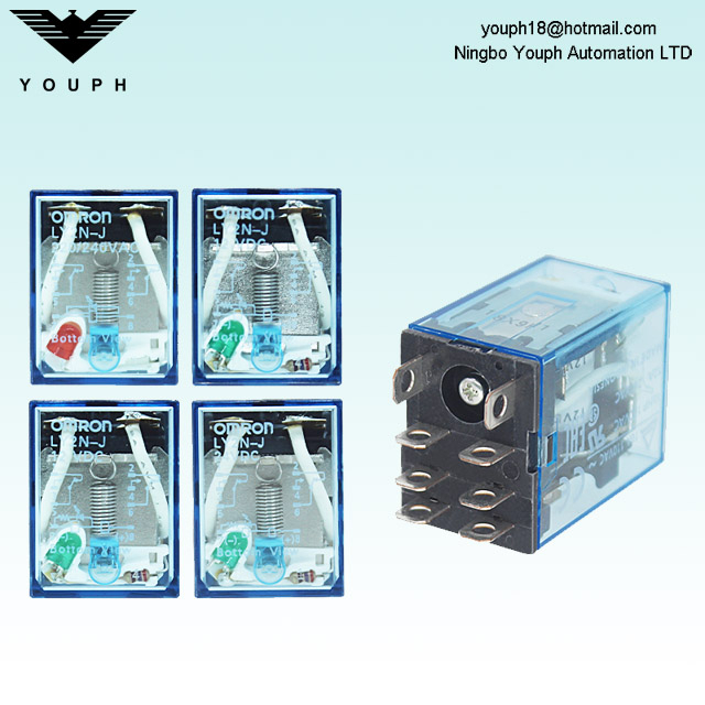 Omron Ly2n-J Ly2nj DC 12V 24V 48V 110V AC Small Relay