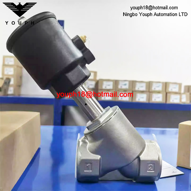 EMERSON ASCO E290A083 taille 40mm G 1-1/2 'VALVE à siège angulaire en acier inoxydable normalement fermée