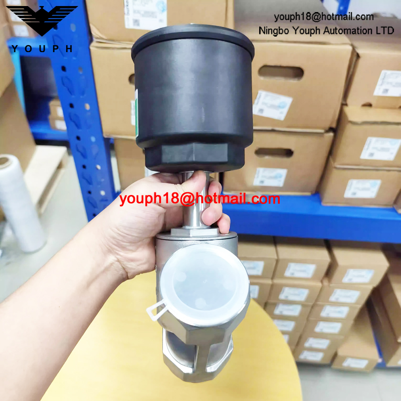 ASCO E290A086 taille 50mm NC eau chaude EMERSON vanne à siège angulaire en acier inoxydable