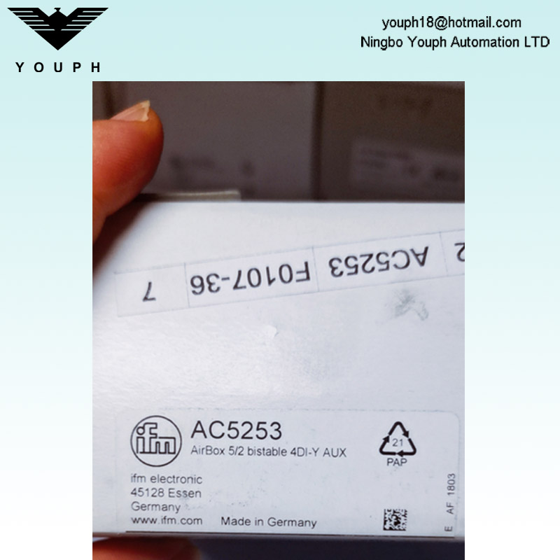 IFM AC5253 AS-INTERFACEAIRBOX 5/2 BISTABLE 4DI-YA MODULE